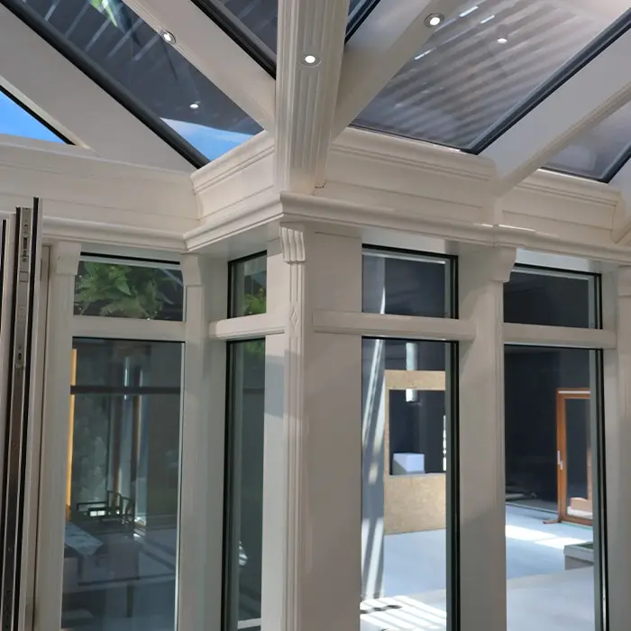 p- The use of aluminum in the interior and exterior reflects the classical European r ( (4)