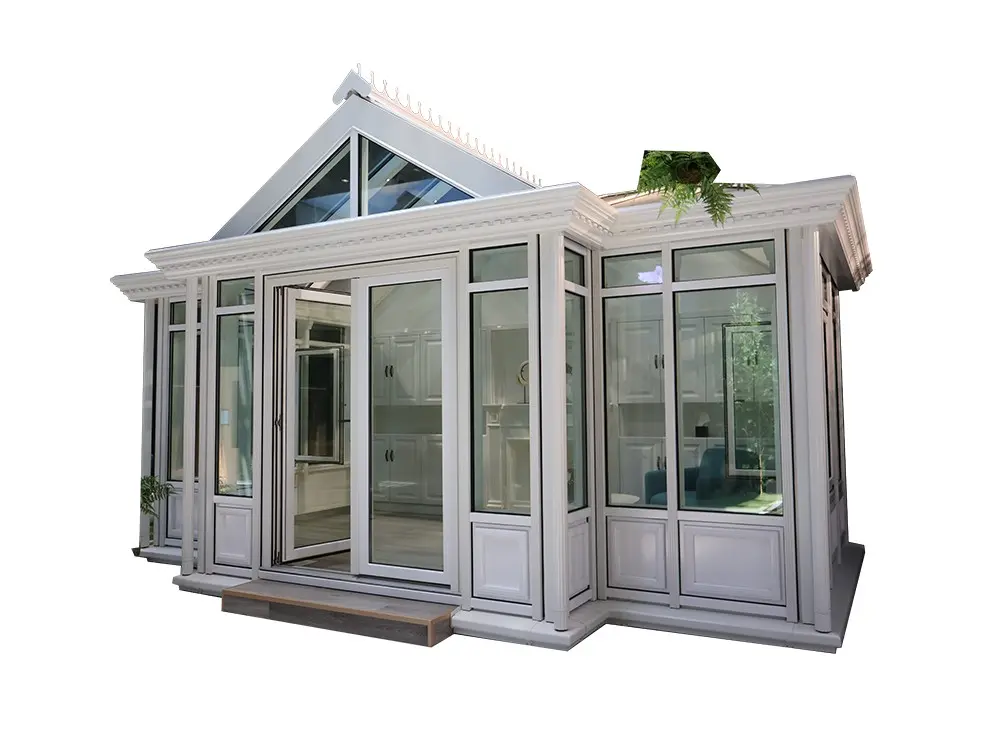 Joyfident Victoria series aluminum clad wood sunroom